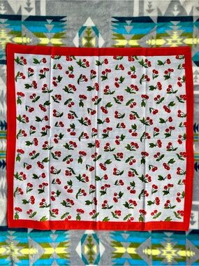 Cherry 🍒 Print Cotton Bandana